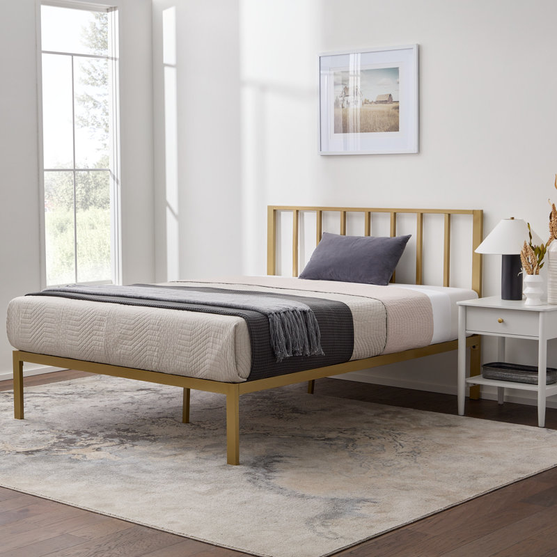 Zipcode Design™ Aurigae Metal Bed with Vertical Bar